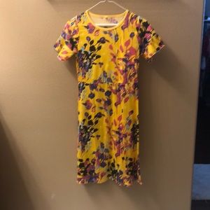 Multi color flower dress